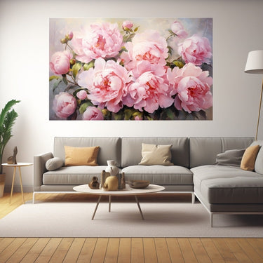 Tableau Représentant Des Pivoines